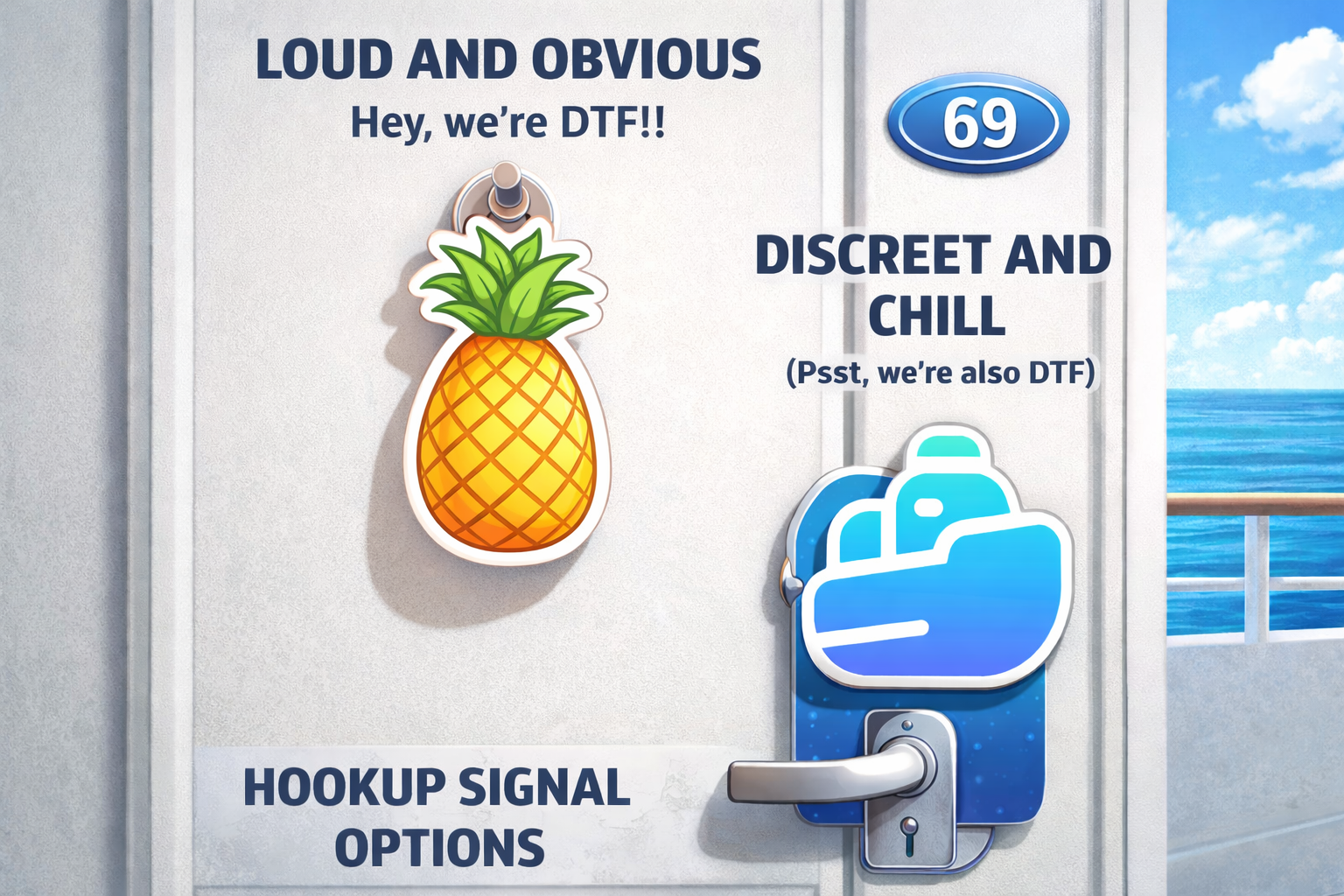 Cruise Hookup DTF or Discreet ?