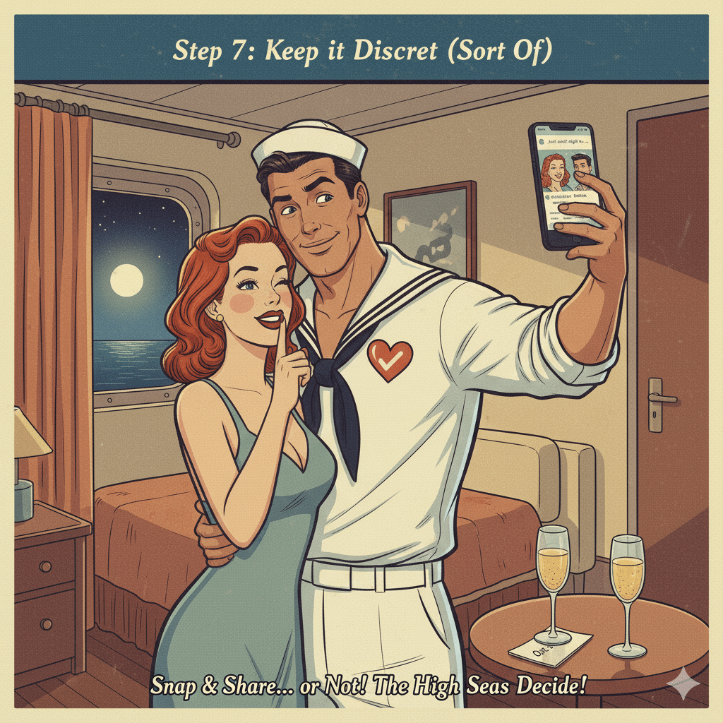 Cruise ship deck at sunset with quiet seating and ocean views